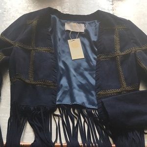 Ramy brook suede jacket NWT